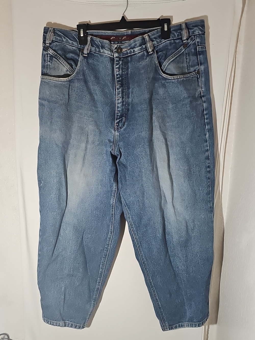 Vintage Pelle Pelle Relaxed Light Blue Men's Jeans
